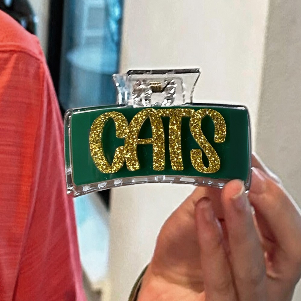 Custom Sports Team Hair Clips Personalized Game Day Hair Claw Clips