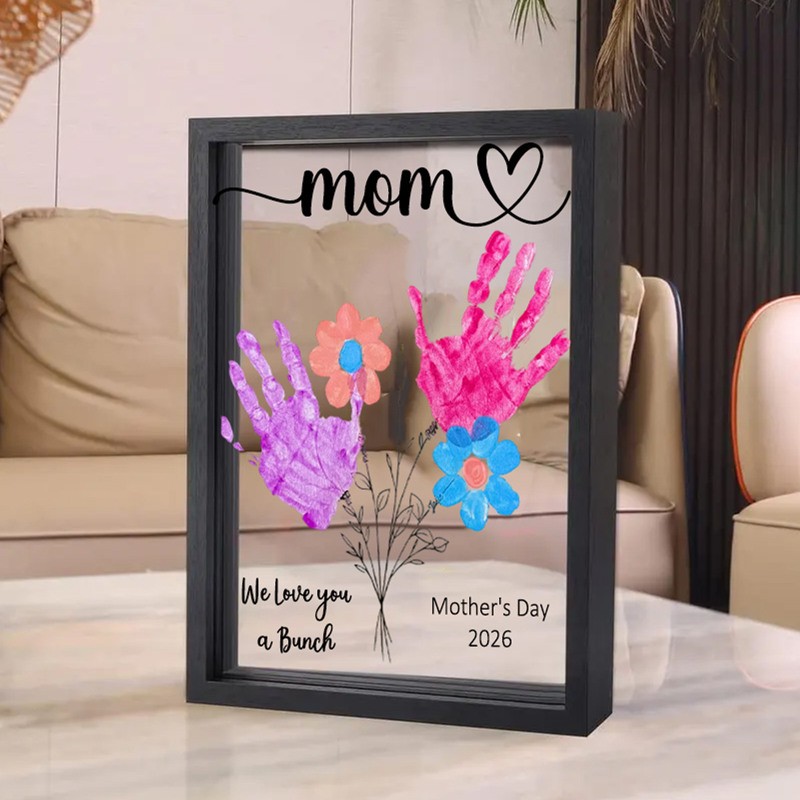 DIY Handprint Frame For Mom Grandma Mother's Day Gift
