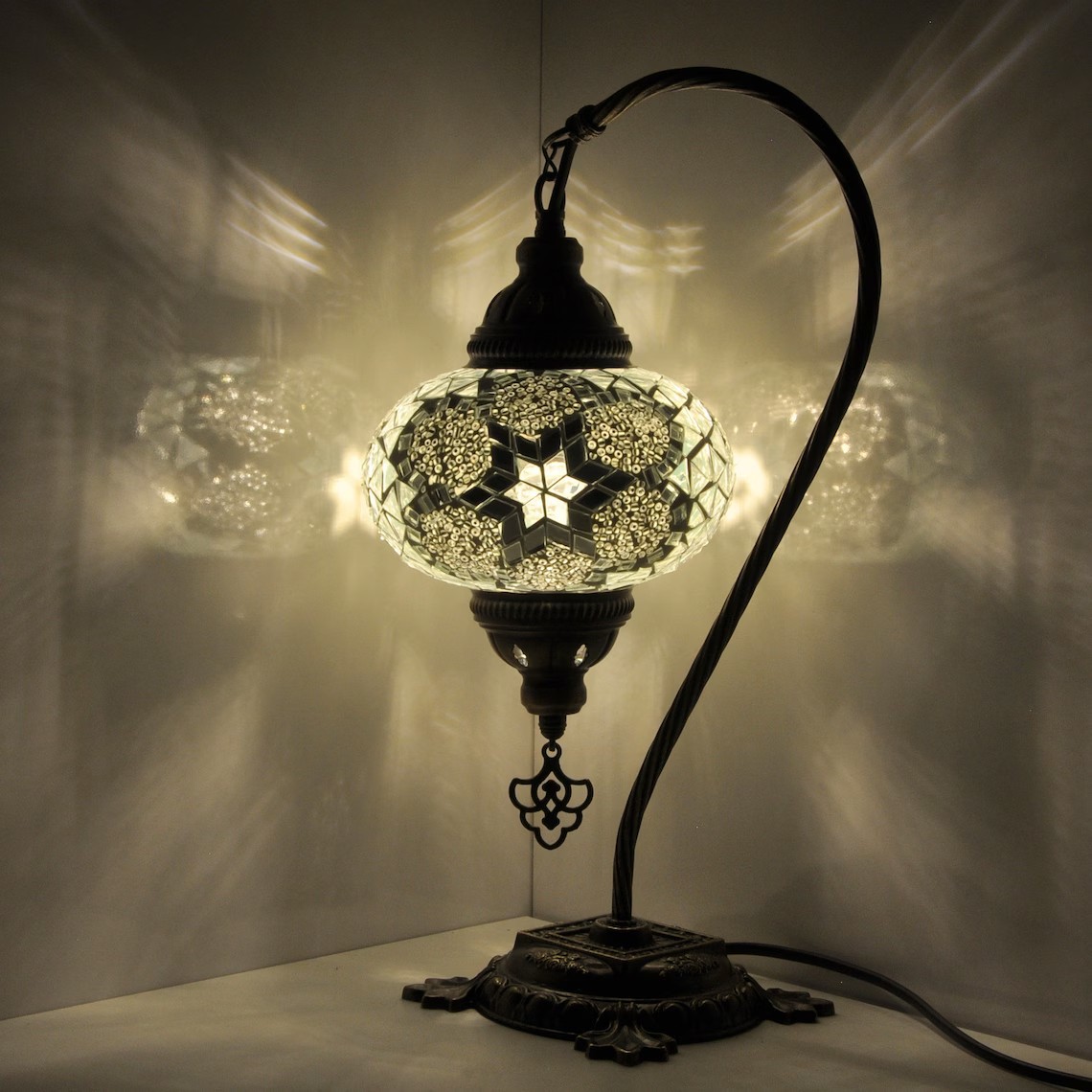 Handmade Turkish Moroccan Table Lamp Unique Home Decor