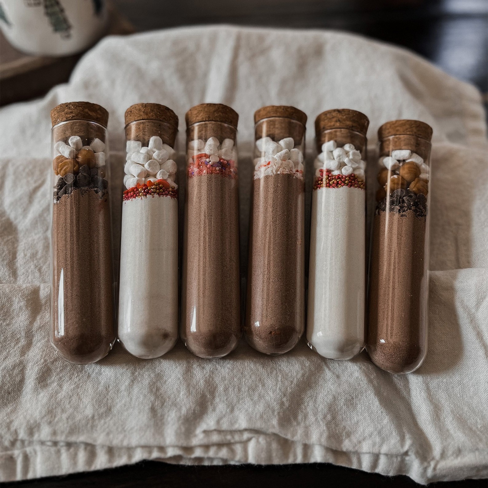 Gourmet Hot Cocoa Gift Set with Chocolate Shots and Drink Mix for Gifts Party Favors and Special Occasions