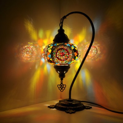 Handmade Turkish Moroccan Table Lamp Unique Home Decor