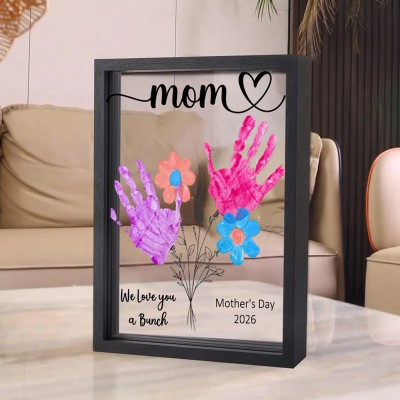 DIY Handprint Frame For Mom Grandma Mother's Day Gift