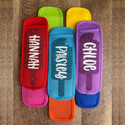 Personalized Popsicle Holder Ice Pop Sleeve Party Favors For Kids Gifts Ideas