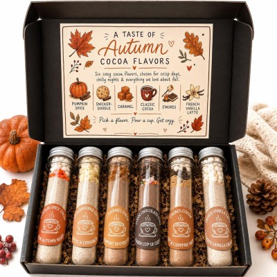Gourmet Hot Cocoa Gift Set with Chocolate Shots and Drink Mix for Gifts Party Favors and Special Occasions