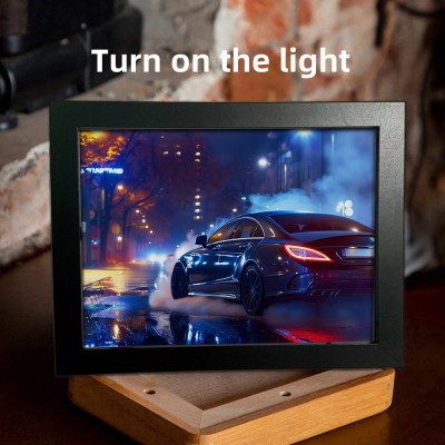 Cool Sports Car Light Art Painting For Car Lover Gift