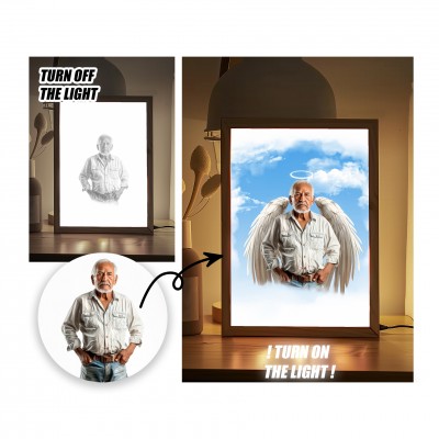 Personalized Light Painting Best Home Ornament In Memory of a Loved One