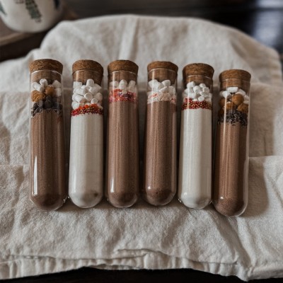 Gourmet Hot Cocoa Gift Set with Chocolate Shots and Drink Mix for Gifts Party Favors and Special Occasions