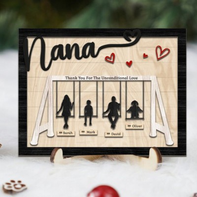 Personalized Swing Set Sign For Mother’s Day Gift