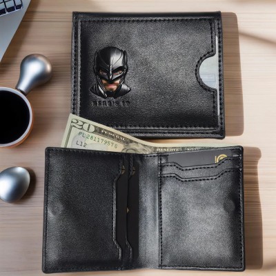 Personalized 3D Bat ID Card Holder Leather Wallet Unique Gift For Dad Husband Father's Day Gift