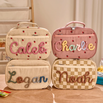 Personalized Kids Lunch Bag With Name School Bag For Girls Boys Back to School Gift