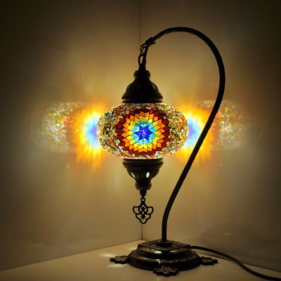 Handmade Turkish Moroccan Table Lamp Unique Home Decor