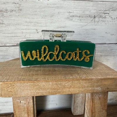 Custom Sports Team Hair Clips Personalized Game Day Hair Claw Clips