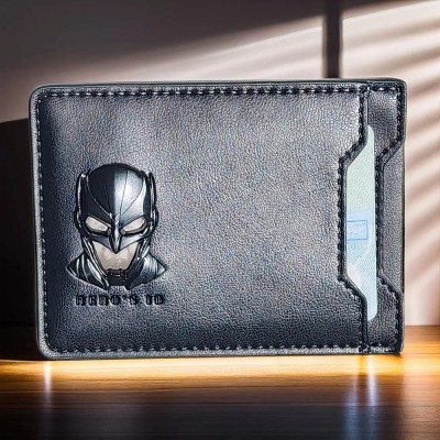 Personalized 3D Bat ID Card Holder Leather Wallet Unique Gift For Dad Husband Father's Day Gift