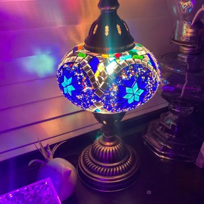 Handmade Turkish Moroccan Table Lamp Unique Home Decor