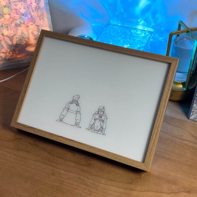 Personalized Artwork Light Painting Best Home Ornament