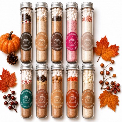 Gourmet Hot Cocoa Gift Set with Chocolate Shots and Drink Mix for Gifts Party Favors and Special Occasions