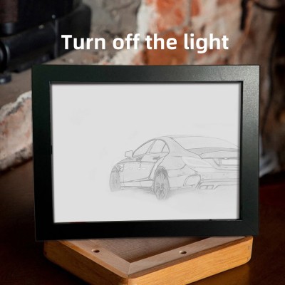 Cool Sports Car Light Art Painting For Car Lover Gift