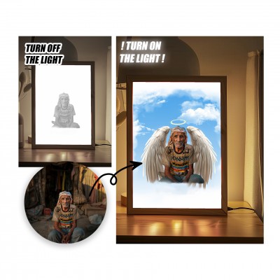 Personalized Light Painting Best Home Ornament In Memory of a Loved One