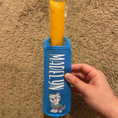 Personalized Popsicle Holder Ice Pop Sleeve Party Favors For Kids Gifts Ideas