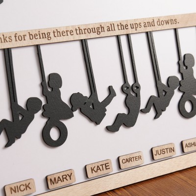 Personalized Swing Set Sign For Mother’s Day Gift
