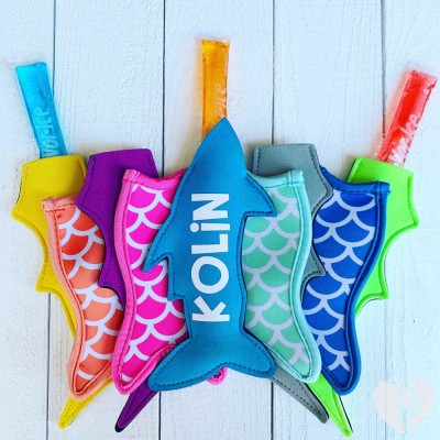 Personalized Popsicle Holder Ice Pop Sleeve Party Favors For Kids Gifts Ideas